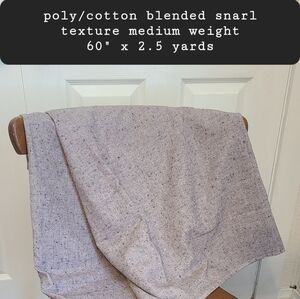 Poly Cotton Snarl Fabric